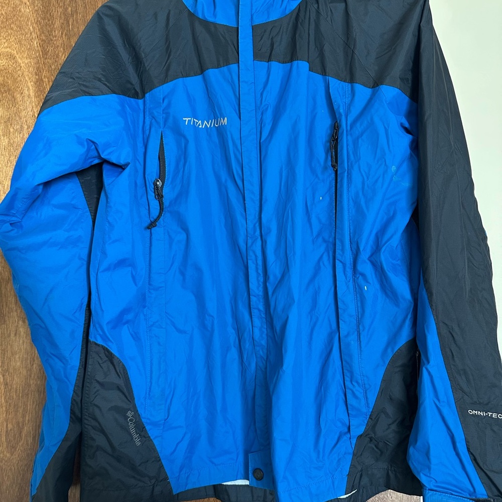 Columbia Youth Blue and Black Performance Jacket